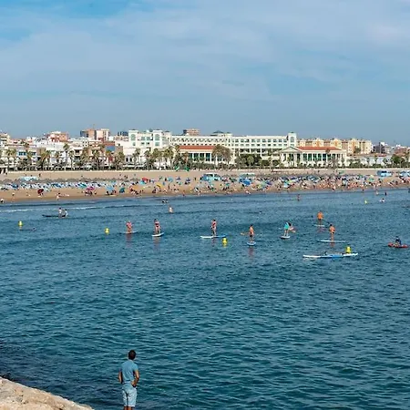 Malvalindabeach Loft Benlliure Malvarrosa/patacona Apartment Valencia